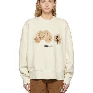 Palm Angels Off-White Bear Sweatshirt